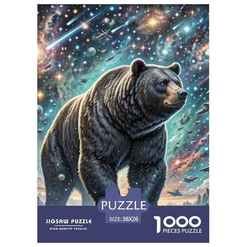 Schwarzer Bär Schütteln Baum 1000 Teile Unmöglich Puzzles Tier, Teile Passen Perfekt Zusammen, Geschicklichkeitsspiel, Perfekt Für Spieleabende, Pädagogisches 38x26cm/1000pcs Schwarzer Bär Schütteln Baum 1000 Teile Unmöglich Puzzles Tier, Teile Passen Perfekt Zusammen, Geschicklichkeitsspiel, Perfekt Für Spieleabende, Pädagogisches 38x26cm/1000pcs von QIAVXZIP