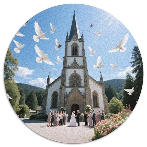 Schwarzwald 1000 Teile Puzzle Circular Puzzles Schwieriges Großes Stressabbau-Spielzeug Geeignet 1000pcs (67.5x67.5cm) von QIAVXZIP