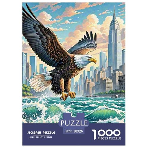 Sea Adler Striking Waves 1000 Teile Klassische Puzzle Tier, Familien, Teile Passen Perfekt Zusammen, Geschicklichkeitsspiel, Perfekt Für Spieleabende, Stressabbau-Spielzeug 38x26cm/10 Sea Adler Striking Waves 1000 Teile Klassische Puzzle Tier, Familien, Teile Passen Perfekt Zusammen, Geschicklichkeitsspiel, Perfekt Für Spieleabende, Stressabbau-Spielzeug 38x26cm/10 von QIAVXZIP