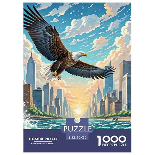 Sea Adler Striking Waves 1000 Teile Klassische Puzzle Tier Und Kinder, Teile Passen Perfekt Zusammen, Geschicklichkeitsspiel, Premium Quality, Pädagogisches 70x50cm/1000pcs Sea Adler Striking Waves 1000 Teile Klassische Puzzle Tier Und Kinder, Teile Passen Perfekt Zusammen, Geschicklichkeitsspiel, Premium Quality, Pädagogisches 70x50cm/1000pcs von QIAVXZIP