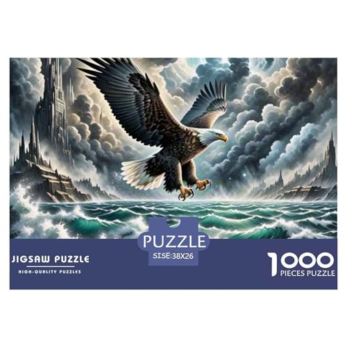 Sea Adler Striking Waves 1000 Teile Unmöglich Puzzles Tier, Teile Passen Perfekt Zusammen, Geschicklichkeitsspiel, Perfekt Für Spieleabende, Stressabbau-Spielzeug 38x26cm/1000pcs Sea Adler Striking Waves 1000 Teile Unmöglich Puzzles Tier, Teile Passen Perfekt Zusammen, Geschicklichkeitsspiel, Perfekt Für Spieleabende, Stressabbau-Spielzeug 38x26cm/1000pcs von QIAVXZIP