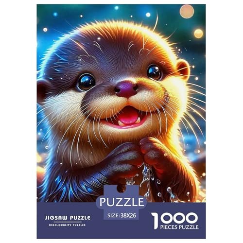 Seeotter 1000 Teile Unmöglich Puzzles Tier Ab 14 Jahren, Teile Passen Perfekt Zusammen, Geschicklichkeitsspiel, Perfekt Für Spieleabende, Pädagogisches 38x26cm/1000pcs Seeotter 1000 Teile Unmöglich Puzzles Tier Ab 14 Jahren, Teile Passen Perfekt Zusammen, Geschicklichkeitsspiel, Perfekt Für Spieleabende, Pädagogisches 38x26cm/1000pcs von QIAVXZIP