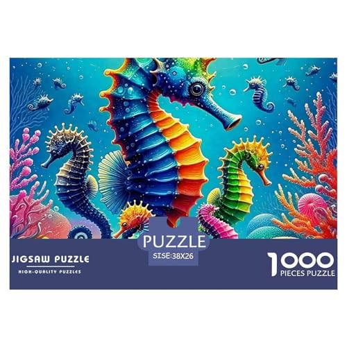 Seepferd 1000 Teile Unmöglich Puzzles Tier Ab 14 Jahren, Teile Passen Perfekt Zusammen, Geschicklichkeitsspiel, Perfekt Für Spieleabende, Pädagogisches 38x26cm/1000pcs Seepferd 1000 Teile Unmöglich Puzzles Tier Ab 14 Jahren, Teile Passen Perfekt Zusammen, Geschicklichkeitsspiel, Perfekt Für Spieleabende, Pädagogisches 38x26cm/1000pcs von QIAVXZIP