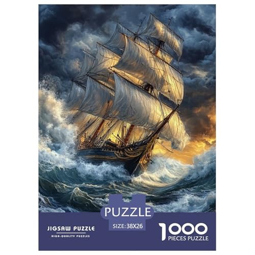 Segelboot 1000 Teile Klassische Puzzle Ab 14 Jahren, Teile Passen Perfekt Zusammen, Geschicklichkeitsspiel, Premium Quality, Stressabbau-Spielzeug 38x26cm/1000pcs Segelboot 1000 Teile Klassische Puzzle Ab 14 Jahren, Teile Passen Perfekt Zusammen, Geschicklichkeitsspiel, Premium Quality, Stressabbau-Spielzeug 38x26cm/1000pcs von QIAVXZIP