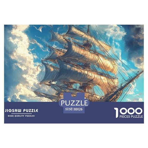 Segelboot 1000 Teile Unmöglich Puzzles Ab 14 Jahren, Teile Passen Perfekt Zusammen, Geschicklichkeitsspiel, Perfekt Für Spieleabende, Pädagogisches 38x26cm/1000pcs Segelboot 1000 Teile Unmöglich Puzzles Ab 14 Jahren, Teile Passen Perfekt Zusammen, Geschicklichkeitsspiel, Perfekt Für Spieleabende, Pädagogisches 38x26cm/1000pcs von QIAVXZIP