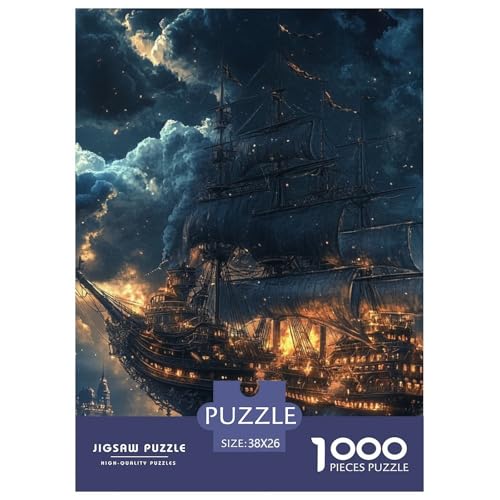 Segelboot 1000 Teile Unmöglich Puzzles Ab 14 Jahren, Teile Passen Perfekt Zusammen, Geschicklichkeitsspiel, Premium Quality, Pädagogisches 38x26cm/1000pcs Segelboot 1000 Teile Unmöglich Puzzles Ab 14 Jahren, Teile Passen Perfekt Zusammen, Geschicklichkeitsspiel, Premium Quality, Pädagogisches 38x26cm/1000pcs von QIAVXZIP