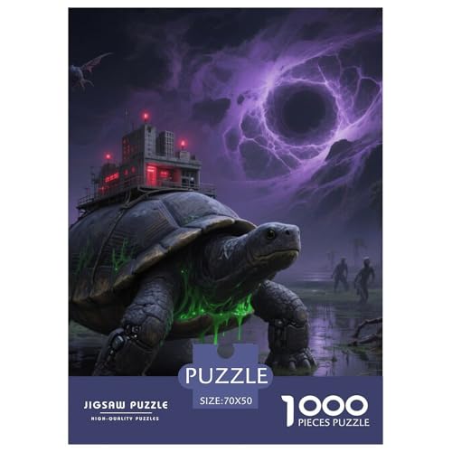 Steinschildkröte tragen Stadt 1000 Teile Klassische Puzzle, Teile Passen Perfekt Zusammen, Geschicklichkeitsspiel, Perfekt Für Spieleabende, Stressabbau-Spielzeug 70x50cm/1000pcs Steinschildkröte tragen Stadt 1000 Teile Klassische Puzzle, Teile Passen Perfekt Zusammen, Geschicklichkeitsspiel, Perfekt Für Spieleabende, Stressabbau-Spielzeug 70x50cm/1000pcs von QIAVXZIP