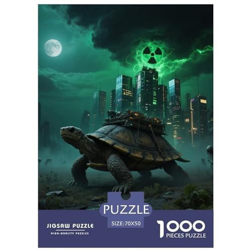 Steinschildkröte tragen Stadt 1000 Teile Unmöglich Puzzles, Teile Passen Perfekt Zusammen, Geschicklichkeitsspiel, Perfekt Für Spieleabende, Stressabbau-Spielzeug 70x50cm/1000pcs Steinschildkröte tragen Stadt 1000 Teile Unmöglich Puzzles, Teile Passen Perfekt Zusammen, Geschicklichkeitsspiel, Perfekt Für Spieleabende, Stressabbau-Spielzeug 70x50cm/1000pcs von QIAVXZIP