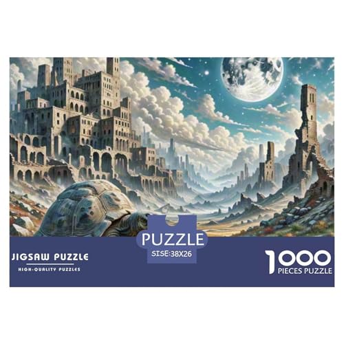Steinschildkröte tragen Stadt 1000 Teile Unmöglich Puzzles, Teile Passen Perfekt Zusammen, Geschicklichkeitsspiel, Premium Quality, Stressabbau-Spielzeug 38x26cm/1000pcs Steinschildkröte tragen Stadt 1000 Teile Unmöglich Puzzles, Teile Passen Perfekt Zusammen, Geschicklichkeitsspiel, Premium Quality, Stressabbau-Spielzeug 38x26cm/1000pcs von QIAVXZIP
