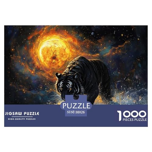 Tiger 1000 Teile Klassische Puzzle Ab 14 Jahren, Teile Passen Perfekt Zusammen, Geschicklichkeitsspiel, Premium Quality, Pädagogisches 38x26cm/1000pcs Tiger 1000 Teile Klassische Puzzle Ab 14 Jahren, Teile Passen Perfekt Zusammen, Geschicklichkeitsspiel, Premium Quality, Pädagogisches 38x26cm/1000pcs von QIAVXZIP
