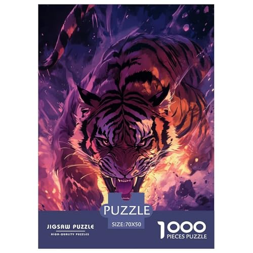 Tiger 1000 Teile Klassische Puzzle Ab 14 Jahren, Teile Passen Perfekt Zusammen, Geschicklichkeitsspiel, Premium Quality, Pädagogisches 70x50cm/1000pcs Tiger 1000 Teile Klassische Puzzle Ab 14 Jahren, Teile Passen Perfekt Zusammen, Geschicklichkeitsspiel, Premium Quality, Pädagogisches 70x50cm/1000pcs von QIAVXZIP