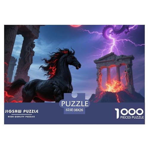 Tinte Qilin Treading Flammen 1000 Teile Klassische Puzzle, Teile Passen Perfekt Zusammen, Geschicklichkeitsspiel, Perfekt Für Spieleabende, Stressabbau-Spielzeug 38x26cm/1000pcs Tinte Qilin Treading Flammen 1000 Teile Klassische Puzzle, Teile Passen Perfekt Zusammen, Geschicklichkeitsspiel, Perfekt Für Spieleabende, Stressabbau-Spielzeug 38x26cm/1000pcs von QIAVXZIP