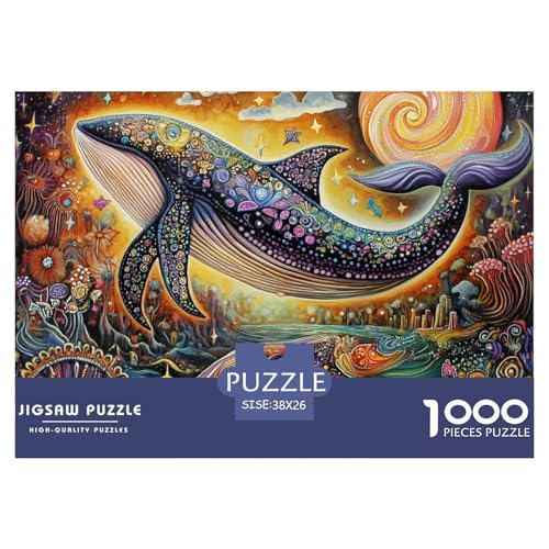 Wal 1000 Teile Klassische Puzzle Ab 14 Jahren, Teile Passen Perfekt Zusammen, Geschicklichkeitsspiel, Premium Quality, Pädagogisches 38x26cm/1000pcs von QIAVXZIP