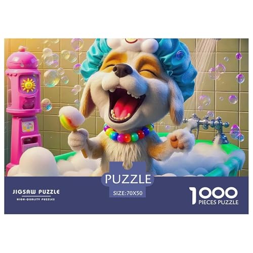 Welpen 1000 Teile Klassische Puzzle Tier Ab 14 Jahren, Teile Passen Perfekt Zusammen, Geschicklichkeitsspiel, Perfekt Für Spieleabende, Pädagogisches 70x50cm/1000pcs Welpen 1000 Teile Klassische Puzzle Tier Ab 14 Jahren, Teile Passen Perfekt Zusammen, Geschicklichkeitsspiel, Perfekt Für Spieleabende, Pädagogisches 70x50cm/1000pcs von QIAVXZIP