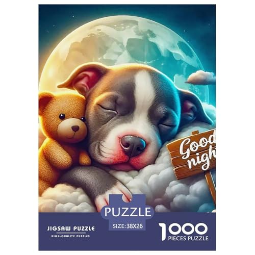 Welpen 1000 Teile Klassische Puzzle Tier Ab 14 Jahren, Teile Passen Perfekt Zusammen, Geschicklichkeitsspiel, Perfekt Für Spieleabende, Stressabbau-Spielzeug 38x26cm/1000pcs Welpen 1000 Teile Klassische Puzzle Tier Ab 14 Jahren, Teile Passen Perfekt Zusammen, Geschicklichkeitsspiel, Perfekt Für Spieleabende, Stressabbau-Spielzeug 38x26cm/1000pcs von QIAVXZIP