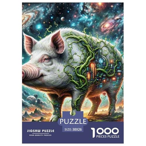 Wildschwein Arching Reben 1000 Teile Schwieriges Großes Puzzle Tier, Teile Passen Perfekt Zusammen, Geschicklichkeitsspiel, Perfekt Für Spieleabende, Stressabbau-Spielzeug 38x26c Wildschwein Arching Reben 1000 Teile Schwieriges Großes Puzzle Tier, Teile Passen Perfekt Zusammen, Geschicklichkeitsspiel, Perfekt Für Spieleabende, Stressabbau-Spielzeug 38x26c von QIAVXZIP