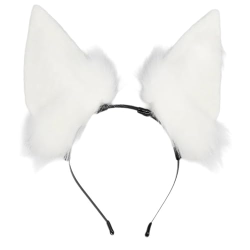 QIIIMSLSS Anime-Haarband für Party, japanischer Hundeohren-Haarreif, Mädchen, Halloween, Kostüm, Maskerade, Kopfbedeckung von QIIIMSLSS