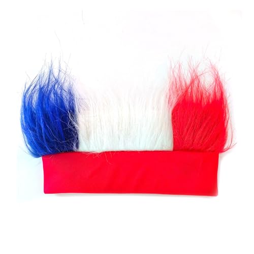 QIIIMSLSS Bunte synthetische Perücken, Stirnbänder, Cosplay-Party, Haarteil, modisches Haarband für Bühnendarsteller und Partys von QIIIMSLSS