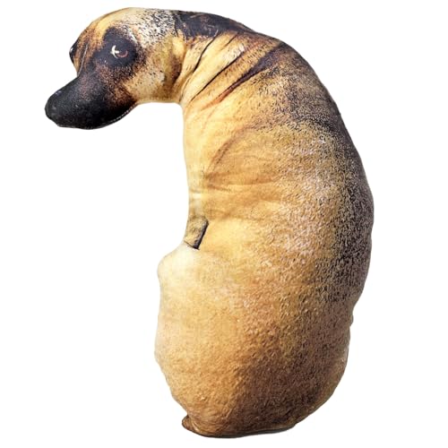 QILZO Hundekissen, Widerstandskissen, 3D-Hund, 50 x 20 cm, realistisches Kissen, Plüschtiere, Geburtstagsgeschenk für Kinder und Erwachsene, Heimdekoration QILZO Hundekissen, Widerstandskissen, 3D-Hund, 50 x 20 cm, realistisches Kissen, Plüschtiere, Geburtstagsgeschenk für Kinder und Erwachsene, Heimdekoration von QILZO