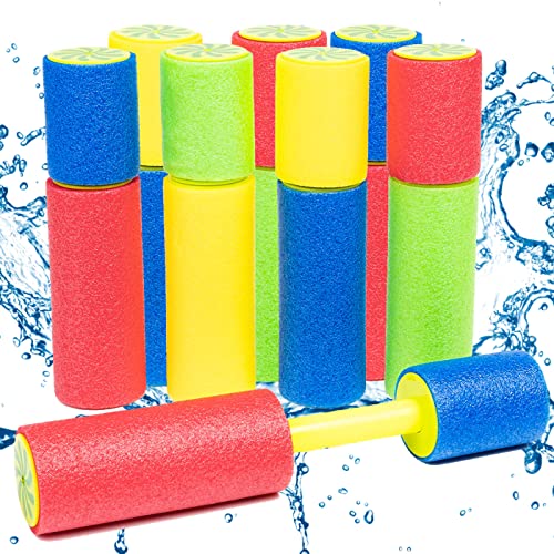 Wasserpistole, 24 Schaumstoffpistolen aus EVA-Gummi, 15 cm, für Jungen und Mädchen, Kinderspielzeug für Wasserschlacht, Strand, Pool, Water Gun, Sommerparty Wasserpistole, 24 Schaumstoffpistolen aus EVA-Gummi, 15 cm, für Jungen und Mädchen, Kinderspielzeug für Wasserschlacht, Strand, Pool, Water Gun, Sommerparty von QILZO