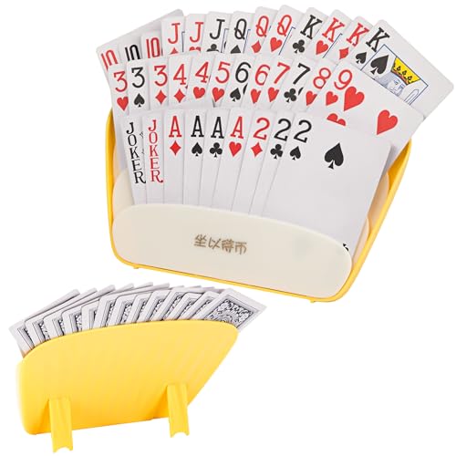 QIMEI-SHOP Kartenhalter Kinder Spielkartenhalter Kartenständer für Spielkarten Freisprech für Erwachsene, Kinder, ältere Menschen 2 Stück von QIMEI-SHOP