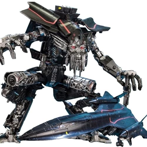QIMIAORN Verwandelndes Spielzeug, Battle for Cybertron: The Movie Series KO Version LS-15 Skyfire Elder Action-Charakter-Modellspielzeug – Höhe 28 cm von QIMIAORN
