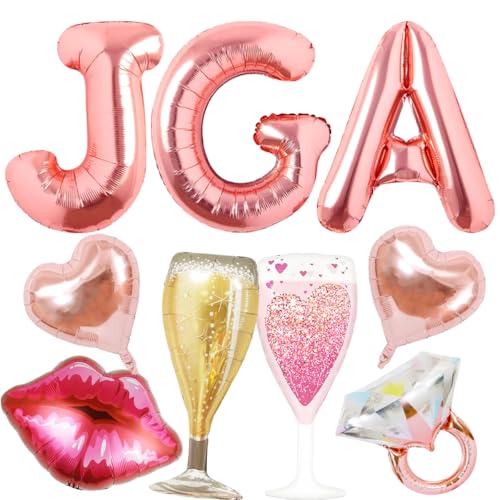 JGA Deko Frauen,Junggesellenabschied Frauen Deko,JGA Luftballons,Jga Deko Luftballons,JGA Folienballons,bride to be deko,Rosegold Luftballons für JGA Accessoires, Bachelorette Party JGA Deko Frauen,Junggesellenabschied Frauen Deko,JGA Luftballons,Jga Deko Luftballons,JGA Folienballons,bride to be deko,Rosegold Luftballons für JGA Accessoires, Bachelorette Party von QIMMU