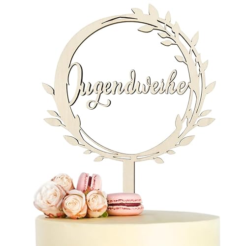 Jugendweihe Tortendeko Holz,Tortendeko Jugendweihe,Jugendweihe Tortenstecker,Originelle Kuchendekoration für die Jugendliche zur Jugendweihe uvm Jugendweihe Tortendeko Holz,Tortendeko Jugendweihe,Jugendweihe Tortenstecker,Originelle Kuchendekoration für die Jugendliche zur Jugendweihe uvm von QIMMU