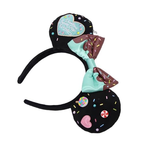 QINZITAO Großer weicher Plüsch-Maus-Ohren-Haarreif mit klassischer Schleife für Weihnachten, Party, Cosplay, Kostüm, Erwachsene und Kinder QINZITAO Großer weicher Plüsch-Maus-Ohren-Haarreif mit klassischer Schleife für Weihnachten, Party, Cosplay, Kostüm, Erwachsene und Kinder von QINZITAO