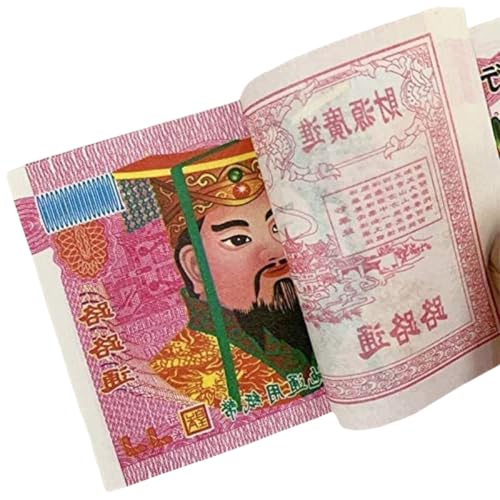 Chinesisches Joss-Papier – USD-Himmelsbanknoten (1000 Stück) for Beerdigungen beim Qingming-Fest – Traditionelles Mingbi-Ahnenopfergeld von QIPUCNLYA