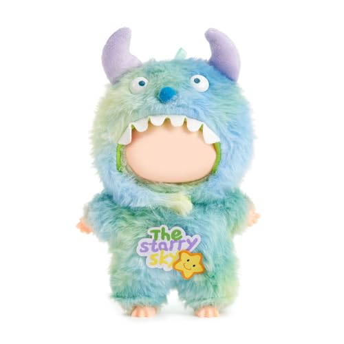 QIUTIMIY Kleidung für Labubu, 15 cm und 17 cm Labubu-Puppen-Outfits, Labubu-Puppen-Kleidungszubehör-Set (Monster) von QIUTIMIY