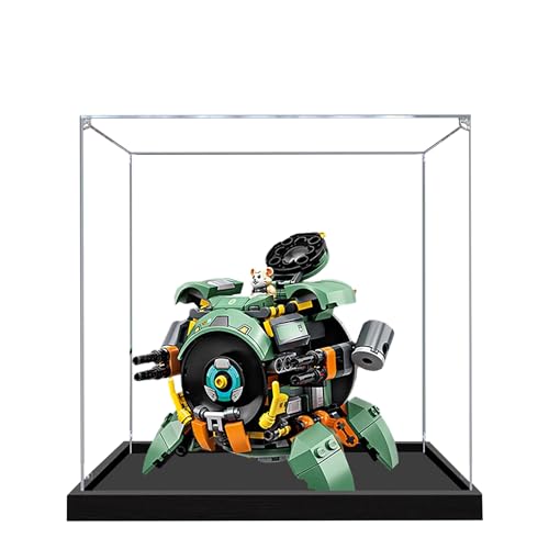 Acryl-Vitrine für Lego 75976 Overwatch Abrissball-Modell, 3 mm staubdichte Schaukasten, Vitrine kompatibel mit Lego 75976 (Modell nicht im Lieferumfang enthalten) (Transparent, 3 mm) von QIXINDGYH