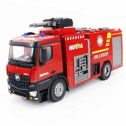 QIYHBVR 1/14 Skala RC Feuerwehrauto Spielzeug Rettungsmotor Funkfernbedienung Blinklichter Akku Outdoor Indoor Auto Spielzeug Weihnachten Geburtstagsgeschenk + QIYHBVR 1/14 Skala RC Feuerwehrauto Spielzeug Rettungsmotor Funkfernbedienung Blinklichter Akku Outdoor Indoor Auto Spielzeug Weihnachten Geburtstagsgeschenk + von QIYHBVR