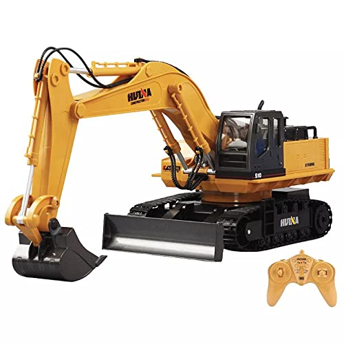 QIYHBVR 11-Kanal-Bagger Mit Voller Funktionalität, 2-in-1-Fernbedienung, Bulldozer-Bagger, 2,4-G-Fernbedienung, Bautraktor, Baggerspielzeug Mit Musik Und Beleuchtung QIYHBVR 11-Kanal-Bagger Mit Voller Funktionalität, 2-in-1-Fernbedienung, Bulldozer-Bagger, 2,4-G-Fernbedienung, Bautraktor, Baggerspielzeug Mit Musik Und Beleuchtung von QIYHBVR