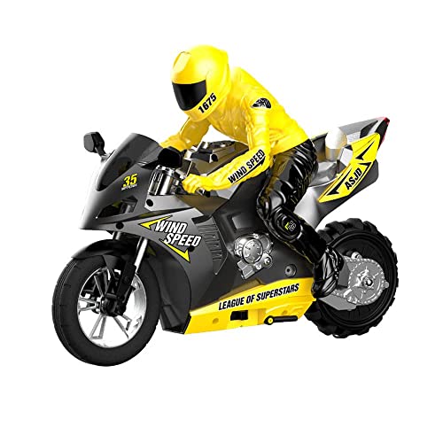 QIYHBVR 6-AXIS Gyro Self-Balance Drift Motorrad 2.4G 8CH Hochgeschwindigkeits-Cross Country RC Ferngesteuertes Stunt-Motorrad RC-Autos Mit LED-Leuchten, Weihnachtsgeburtstagsgeschenk Für Kinder QIYHBVR 6-AXIS Gyro Self-Balance Drift Motorrad 2.4G 8CH Hochgeschwindigkeits-Cross Country RC Ferngesteuertes Stunt-Motorrad RC-Autos Mit LED-Leuchten, Weihnachtsgeburtstagsgeschenk Für Kinder von QIYHBVR
