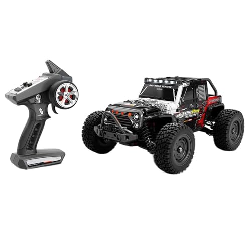 QIYHBVR Bürstenloses RC-Auto Im Maßstab 1:10, 2,4-GHz-Gelände-RC-Geländewagen, Mit LED-Leuchten, Geschwindigkeit 45 Km/h, 4WD-Hochgeschwindigkeits-RC-Geländewagen, Geeignet Für Erwachsene Und Kinder von QIYHBVR