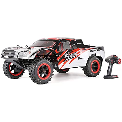 QIYHBVR Ferngesteuerter Auto-LKW Im Maßstab 1: 5, Hochgeschwindigkeits-RTR-RC-LKW, 2,4-GHz-Funkgesteuertes Elektro-RC-Auto, 32-CC-Benzinmotor-Offroad-Monster-Truck Für Erwachsene von QIYHBVR