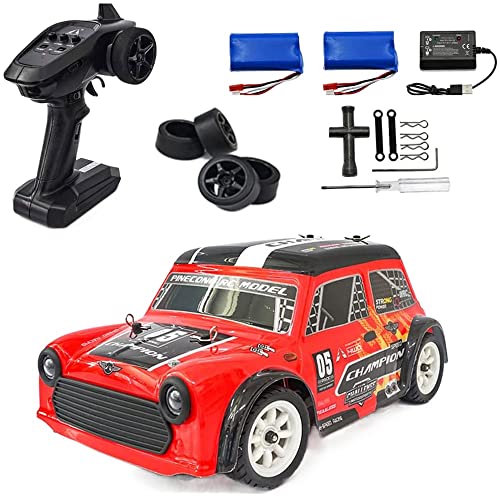 QIYHBVR Ferngesteuertes Auto, RC-Trucks Mit 2 Batterien, Einstellbare Autolichter / 4 Ersatzreifen, Hobby-RC-Autos Für Erwachsene, Jungen, Kinder, 4WD Offroad-Elektrospielzeug, Geschenke, RC-Fahrzeug QIYHBVR Ferngesteuertes Auto, RC-Trucks Mit 2 Batterien, Einstellbare Autolichter / 4 Ersatzreifen, Hobby-RC-Autos Für Erwachsene, Jungen, Kinder, 4WD Offroad-Elektrospielzeug, Geschenke, RC-Fahrzeug von QIYHBVR