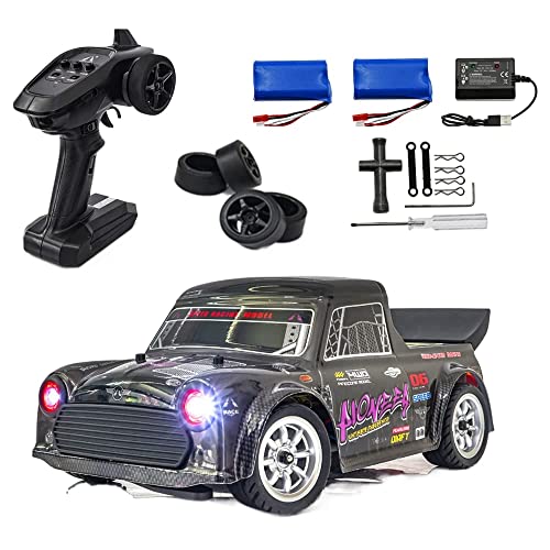QIYHBVR Ferngesteuertes Auto, RC-Trucks Mit 2 Batterien, Einstellbare Autolichter / 4 Ersatzreifen, Hobby-RC-Autos Für Erwachsene, Jungen, Kinder, 4WD Offroad-Elektrospielzeug, Geschenke, RC-Fahrzeug QIYHBVR Ferngesteuertes Auto, RC-Trucks Mit 2 Batterien, Einstellbare Autolichter / 4 Ersatzreifen, Hobby-RC-Autos Für Erwachsene, Jungen, Kinder, 4WD Offroad-Elektrospielzeug, Geschenke, RC-Fahrzeug von QIYHBVR