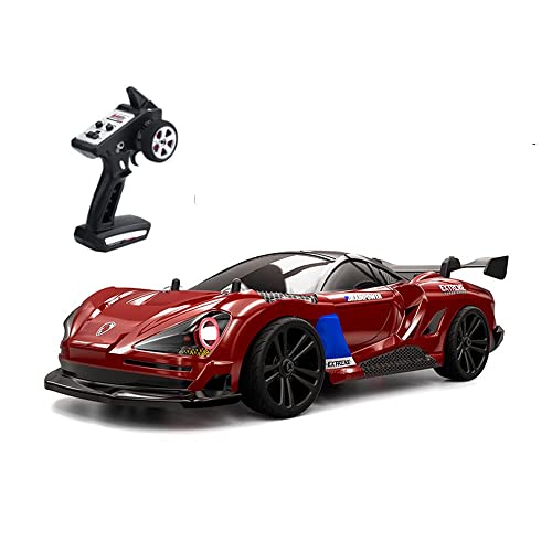 QIYHBVR Ferngesteuertes Auto - 2,4 GHz 35 Km/H Hochgeschwindigkeits-RC-Autos, Offroad-Hobby-RC-Rennwagen Mit LED-Leuchten, Geburtstags Kinder Und Erwachsene QIYHBVR Ferngesteuertes Auto - 2,4 GHz 35 Km/H Hochgeschwindigkeits-RC-Autos, Offroad-Hobby-RC-Rennwagen Mit LED-Leuchten, Geburtstags Kinder Und Erwachsene von QIYHBVR