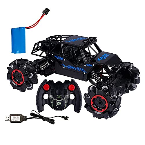 QIYHBVR Ferngesteuertes Auto Aus Legierung Im Maßstab 1/16, 2,4 GHz, Allradantrieb, Leistungsstarker RC-Rock-Crawler Für Jedes Gelände, Elektrische Funkfernsteuerungsautos, Offroad-RC-Monstertrucks von QIYHBVR