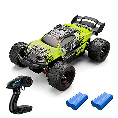 QIYHBVR Ferngesteuertes Auto Brushless 65 KMH 4WD Wasserdichter Hochgeschwindigkeits-RC-Monster-Truck, RC-Auto All Terrain Offroad 2,4 GHZ Ferngesteuertes Fahrzeug In Hobbyqualität Für Erwachsene von QIYHBVR