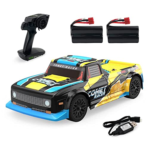 QIYHBVR Ferngesteuertes Auto Im Maßstab 1:10 48 Km/h 4WD RC-Auto, Drift-Offroad-Hochgeschwindigkeits-Ferngesteuertes Auto Mit Zwei Wiederaufladbaren Batterien, Bastlerqualität Für Erwachsene QIYHBVR Ferngesteuertes Auto Im Maßstab 1:10 48 Km/h 4WD RC-Auto, Drift-Offroad-Hochgeschwindigkeits-Ferngesteuertes Auto Mit Zwei Wiederaufladbaren Batterien, Bastlerqualität Für Erwachsene von QIYHBVR