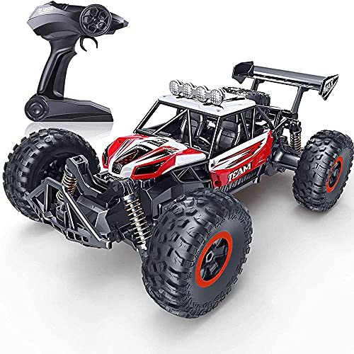 QIYHBVR Ferngesteuertes Auto Im Maßstab 1:14 Hochgeschwindigkeits-RC-Autos 20 Km/H 4X4 Offroad-Trucks, All Terrain Electric Powered RC Vehicle RTR Hobby Grade Fernbedienung Spielzeug-Trucks QIYHBVR Ferngesteuertes Auto Im Maßstab 1:14 Hochgeschwindigkeits-RC-Autos 20 Km/H 4X4 Offroad-Trucks, All Terrain Electric Powered RC Vehicle RTR Hobby Grade Fernbedienung Spielzeug-Trucks von QIYHBVR