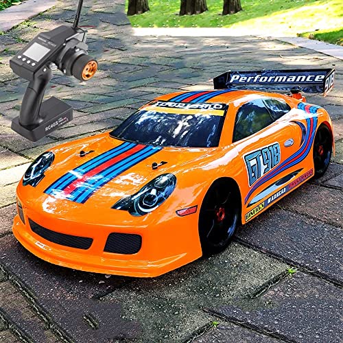 QIYHBVR Ferngesteuertes Auto Im Maßstab 1:8, 135 Km/h, 4WD-RC-Auto, Wasserdichter Drift-Offroad-4282-Brushless-Motor Mit 2,4-G-LCD-Bildschirm-Fernbedienung, Bastlerqualität Für Erwachsene von QIYHBVR