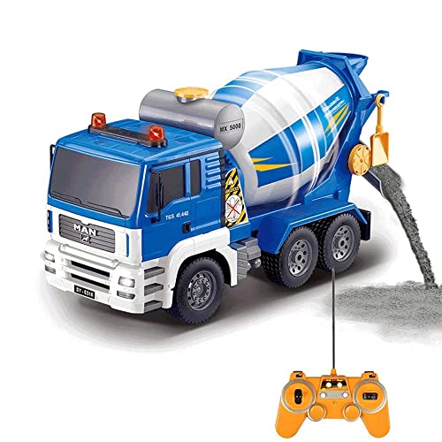 QIYHBVR Ferngesteuertes Zement-LKW-Spielzeug RC-Zement-LKW-Geschenk-Spielzeug Mit Licht- Und Sound-Bauspielzeug, Funktioniert Gut Mit Muldenkippern Und Rc-Baggern Für Jungen QIYHBVR Ferngesteuertes Zement-LKW-Spielzeug RC-Zement-LKW-Geschenk-Spielzeug Mit Licht- Und Sound-Bauspielzeug, Funktioniert Gut Mit Muldenkippern Und Rc-Baggern Für Jungen von QIYHBVR