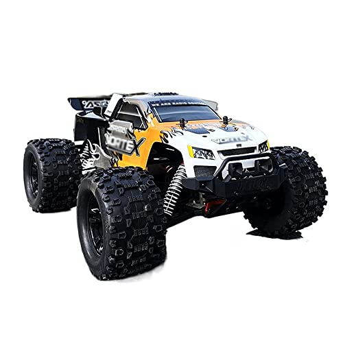 QIYHBVR Große Bürstenlose Hochgeschwindigkeits-RC-Autos Für Erwachsene, 1:10-RC-Trucks Mit Über 80 Km/H, Ferngesteuertes Auto, All-Terrain-Offroad-Monster-Truck Mit Vollmetall-Chassis von QIYHBVR