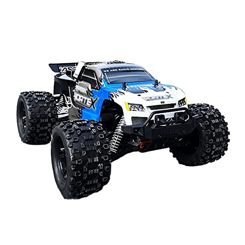 QIYHBVR Große Bürstenlose Hochgeschwindigkeits-RC-Autos Für Erwachsene, 1:10-RC-Trucks Mit Über 80 Km/H, Ferngesteuertes Auto, All-Terrain-Offroad-Monster-Truck Mit Vollmetall-Chassis von QIYHBVR