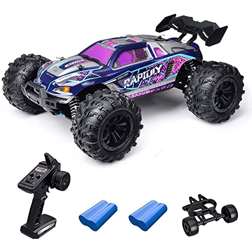 QIYHBVR Große RC-Cars Im Maßstab 1:16, 38 Km/h Hobby-Hochgeschwindigkeits-Ferngesteuertes Auto Für Erwachsene, Jungen, All Terrain 4WD 2,4 GHz Offroad-Monster-RC-Truck Mit 2 Batterien Für Über QIYHBVR Große RC-Cars Im Maßstab 1:16, 38 Km/h Hobby-Hochgeschwindigkeits-Ferngesteuertes Auto Für Erwachsene, Jungen, All Terrain 4WD 2,4 GHz Offroad-Monster-RC-Truck Mit 2 Batterien Für Über von QIYHBVR