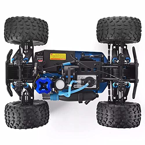 QIYHBVR Hobby Grade RC Cars Für Erwachsene, 1:10 High-Speed Gas Power Ferngesteuertes Auto, 4WD 1:10 All Terrain Offroad Monster Truck QIYHBVR Hobby Grade RC Cars Für Erwachsene, 1:10 High-Speed Gas Power Ferngesteuertes Auto, 4WD 1:10 All Terrain Offroad Monster Truck von QIYHBVR